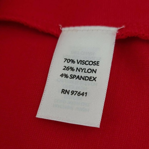 J. Jill Dress Red Shift Small Petite 3/4 Sleeve Comfort Stretch Classic A-Line - Picture 6 of 9